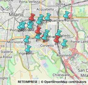 Mappa Corso Lodi, 20132 Milano MI, Italia (1.50833)