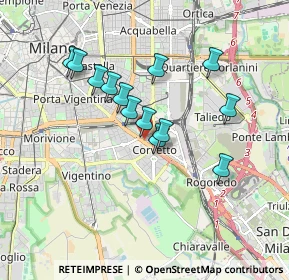 Mappa Corso Lodi, 20132 Milano MI, Italia (1.48923)