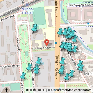 Mappa Via Sergio Kasman, 20141 Milano MI, Italia (0.14138)