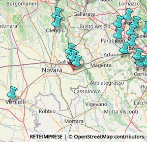 Mappa Via Bolungo, 28069 Trecate NO, Italia (21.6905)