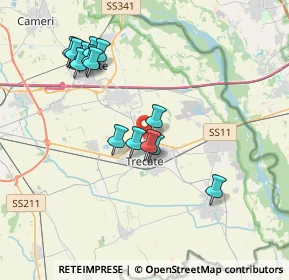 Mappa Via Bolungo, 28069 Trecate NO, Italia (3.62)