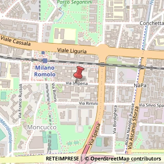 Mappa Via Imperia,  28, 20142 Milano, Milano (Lombardia)