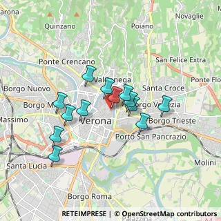 Mappa Via Nizza, 37121 Verona VR, Italia (1.41231)