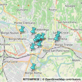 Mappa Via Dietro S. Sebastiano, 37121 Verona VR, Italia (1.25273)