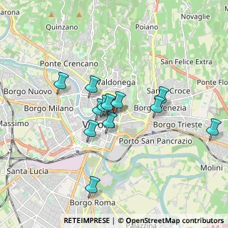 Mappa Via Nizza, 37121 Verona VR, Italia (1.45917)