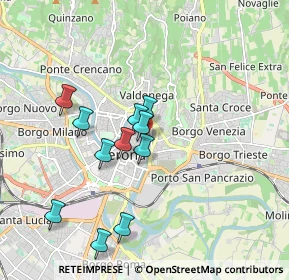 Mappa Via S. Salvatore Corte Regia, 37121 Verona VR, Italia (1.63182)