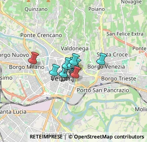 Mappa Via Dietro S. Sebastiano, 37121 Verona VR, Italia (0.77909)