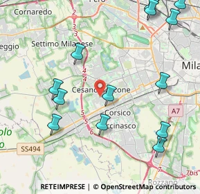 Mappa 20090 Cesano Boscone MI, Italia (5.09077)