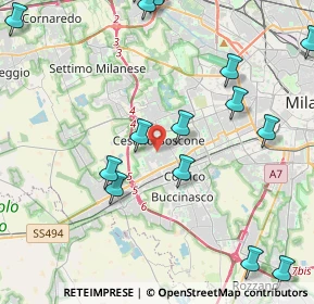 Mappa 20090 Cesano Boscone MI, Italia (6.011)