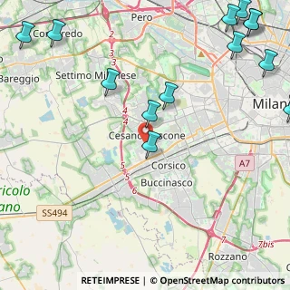 Mappa 20090 Cesano Boscone MI, Italia (6.59571)