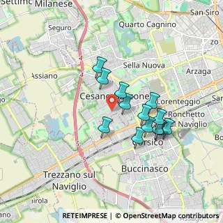 Mappa 20090 Cesano Boscone MI, Italia (1.42308)