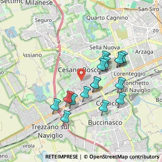 Mappa 20090 Cesano Boscone MI, Italia (1.69647)