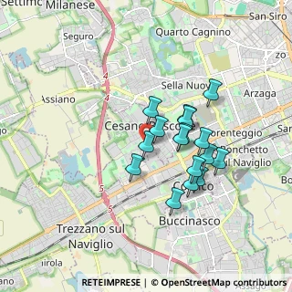 Mappa 20090 Cesano Boscone MI, Italia (1.38938)