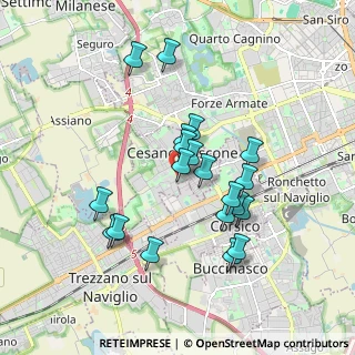 Mappa Via Pietro Mascagni, 20090 Cesano Boscone MI, Italia (1.619)