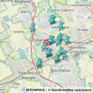 Mappa 20090 Cesano Boscone MI, Italia (1.4185)