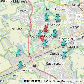 Mappa 20090 Cesano Boscone MI, Italia (1.915)