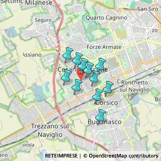 Mappa 20090 Cesano Boscone MI, Italia (1.06182)