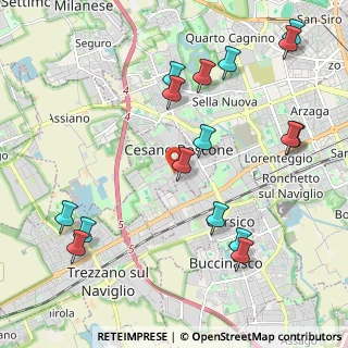 Mappa 20090 Cesano Boscone MI, Italia (2.47438)