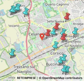 Mappa 20090 Cesano Boscone MI, Italia (2.66737)