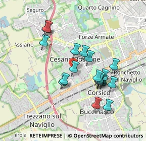 Mappa 20090 Cesano Boscone MI, Italia (1.626)