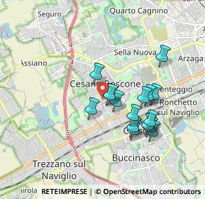Mappa 20090 Cesano Boscone MI, Italia (1.51125)
