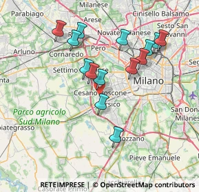 Mappa 20090 Cesano Boscone MI, Italia (6.955)