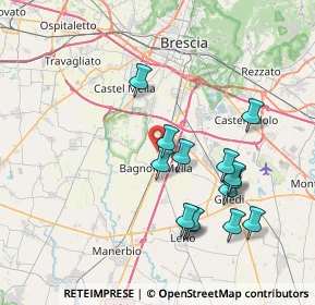 Mappa Via Borgo, 25021 Bagnolo Mella BS, Italia (7.425)