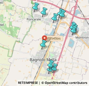 Mappa Via Borgo, 25021 Bagnolo Mella BS, Italia (2.3375)