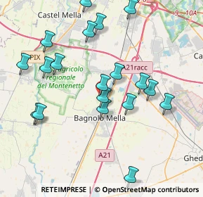 Mappa Via Borgo, 25021 Bagnolo Mella BS, Italia (4.313)