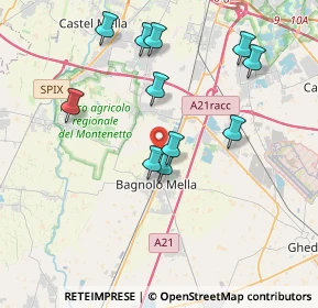 Mappa Via Borgo, 25021 Bagnolo Mella BS, Italia (3.71364)