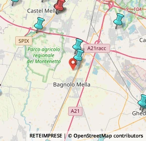 Mappa Via Borgo, 25021 Bagnolo Mella BS, Italia (7.4045)