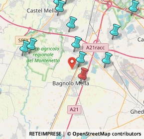 Mappa Via Borgo, 25021 Bagnolo Mella BS, Italia (6.3245)