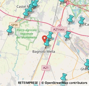 Mappa Via Borgo, 25021 Bagnolo Mella BS, Italia (6.5975)