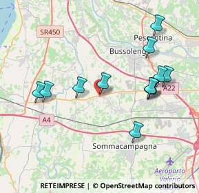 Mappa Via Giacomo Matteotti, 37060 Sona VR, Italia (3.97417)