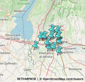 Mappa Via Giacomo Matteotti, 37060 Sona VR, Italia (8.07786)