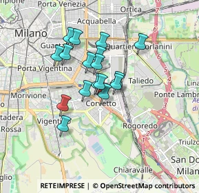 Mappa Viale Lucania, 20139 Milano MI, Italia (1.26235)