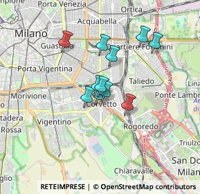 Mappa Viale Lucania, 20139 Milano MI, Italia (1.17182)