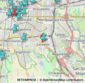 Mappa Viale Lucania, 20139 Milano MI, Italia (3.3795)