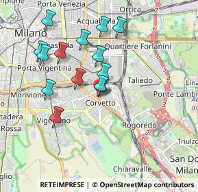 Mappa Viale Lucania, 20139 Milano MI, Italia (1.71929)