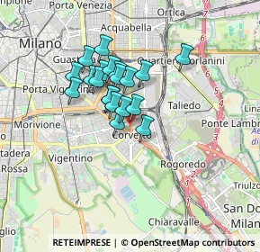 Mappa Viale Lucania, 20139 Milano MI, Italia (1.2265)