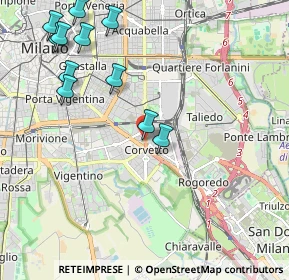 Mappa Viale Lucania, 20139 Milano MI, Italia (2.43273)