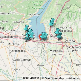 Mappa Strada Regionale, 37019 Peschiera del Garda VR, Italia (11.0705)