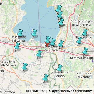 Mappa Strada Regionale, 37019 Peschiera del Garda VR, Italia (9.3845)