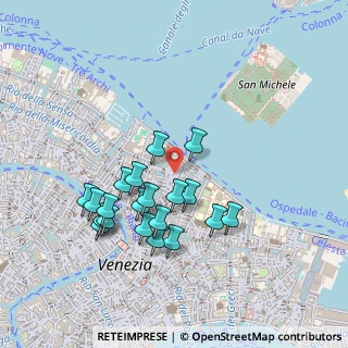 Mappa Calle del Magazzen, 30100 Venezia VE, Italia (0.436)
