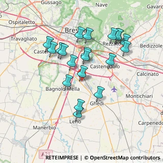 Mappa Via Salvador Allende, 25010 Montirone BS, Italia (7.091)
