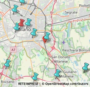 Mappa Via dei Pestagalli, 20138 Milano MI, Italia (5.8875)