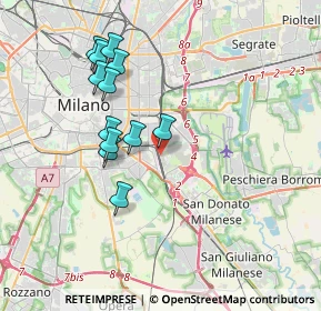 Mappa Via dei Pestagalli, 20138 Milano MI, Italia (3.4425)