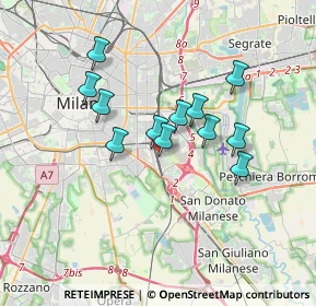 Mappa Via dei Pestagalli, 20138 Milano MI, Italia (2.79333)