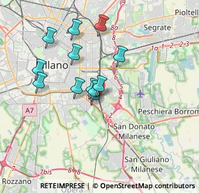 Mappa Via dei Pestagalli, 20138 Milano MI, Italia (2.98333)