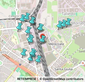 Mappa Via dei Pestagalli, 20138 Milano MI, Italia (0.429)